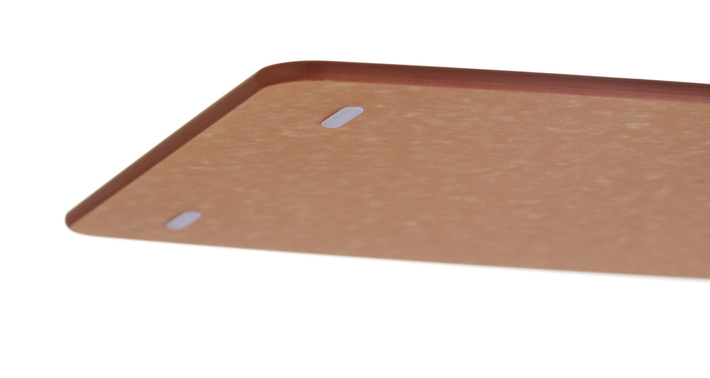 Hendi Cutting Board Non-Slip - Dishwasher Safe - Brown Wood Fiber - 37 x 27.5 cm
