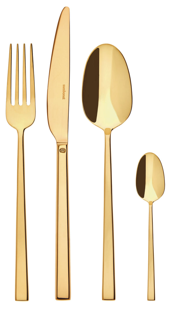 Sambonet Bestekset Rock - Oro - 24 piezas / 6 personas