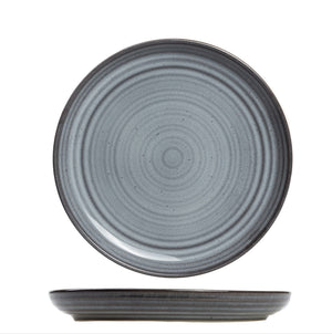 Cosy & Trendy Breakfast Plates / Dessert Plates Kentucky Grey ø 22 cm - 4 Pieces