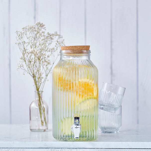 Dispensador de bebidas Cosy & Trendy - Raya - Transparente - 3.35 litros