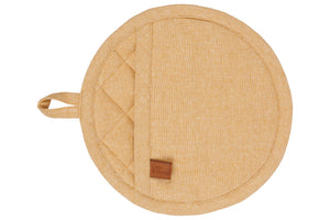 Cosy & Trendy Agarradera de tela Ámbar dorado