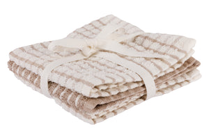 Cosy & Trendy Paños para lavar de tela Arena 30 x 30 cm - 3 piezas
