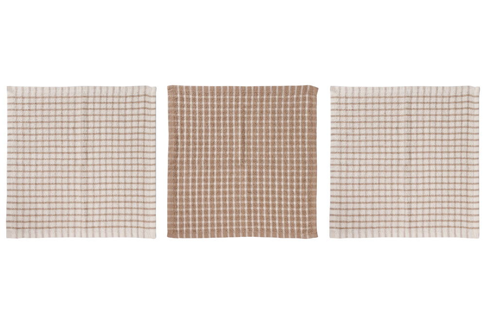 Cosy & Trendy Dishcloths Stoff Sand 30x30 cm - 3-piece