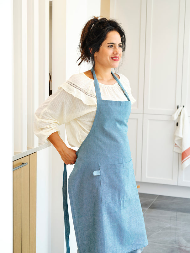 Delantal de cocina Cosy & Trendy Tela Green Heron