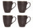 Cosy & Trendy Mugs / Cups - Laguna Blue Grey - 450 ml - 4 pieces
