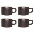 Cosy & Trendy Coffee Cups Laguna Blue Grey 230 ml - 4 pieces