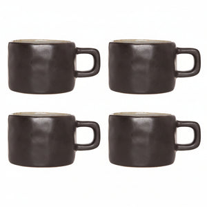 Cosy & Trendy Coffee Cups Laguna Blue Grey 230 ml - 4 pieces