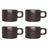 Cosy & Trendy Coffee Cups Laguna Blue Grey 230 ml - 4 pieces
