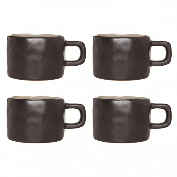 Cosy & Trendy Coffee Cups Laguna Blue Grey 230 ml - 4 pieces