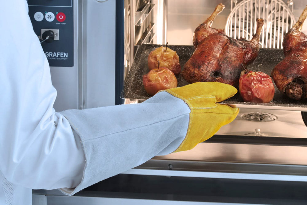 Hendi Oven gloves XL Leather 46 cm - 2 Pieces