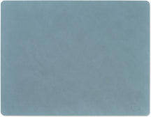 LIND DNA Placemats Nupo - Leather - Light Blue 45 x 35 cm - 2 Pieces