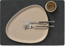 LIND DNA Placemats Nupo - Leather - Black - 45 x 35 cm - 2 pieces
