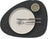LIND DNA Placemats Nupo - Leather - Black - Curved - 44 x 37 cm - 2 pieces