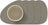 LIND DNA Coasters Nupo - Leather - Flint Grey - 13 x 11 cm - 4 pieces