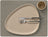 LIND DNA Placemats Nupo - Leather - Flint Grey - 45 x 35 cm - 2 pieces