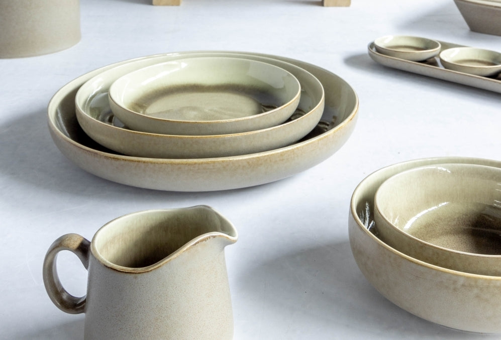 Cosy & Trendy Dinnerware Set Forest - 12-piece / 4 people - 4 dinner plates, 4 soup bowls, and 4 dessert plates
