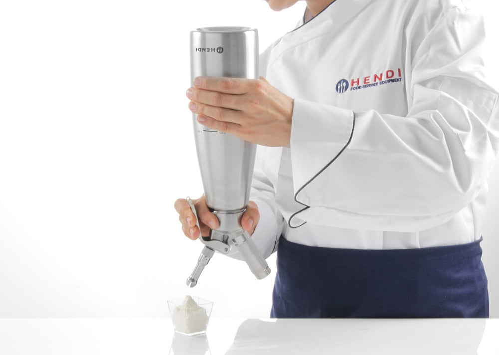 Hendi Whipped cream sprayer stainless steel 1 liter