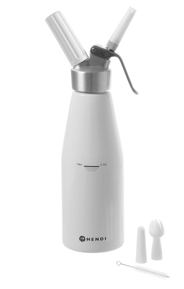 Hendi Sifón para Nata Blanco 950 ml