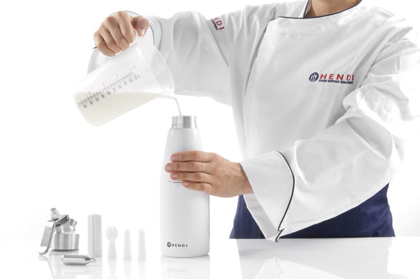 Hendi Sifón para Nata Blanco 500 ml