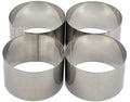 Cosy & Trendy Cooking rings stainless steel ø 9 cm - 4 Pieces
