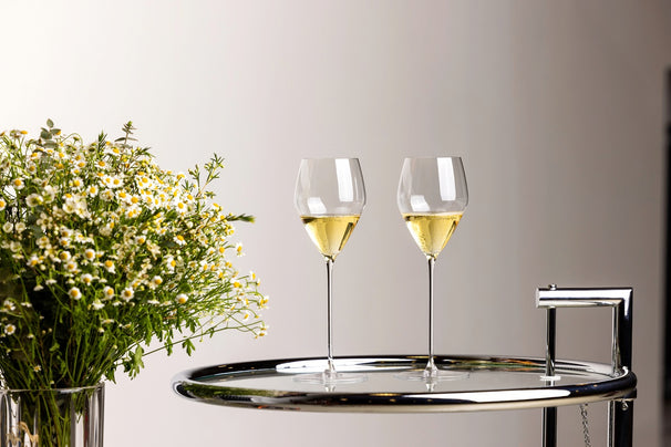 Set de copas de vino Riedel - Copas de champán - Flutes - Veloce - 570 ml - 4 unidades