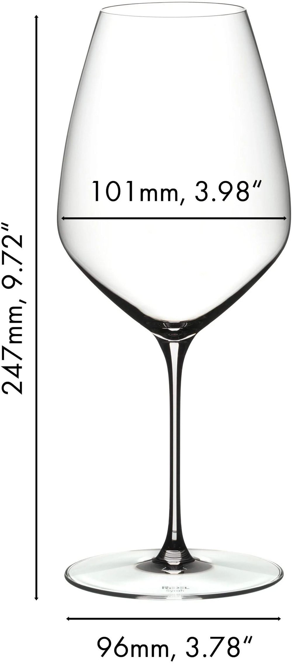 Copas de vino tinto Riedel Veloce - Syrah / Siraz - 720 ml - 2 piezas