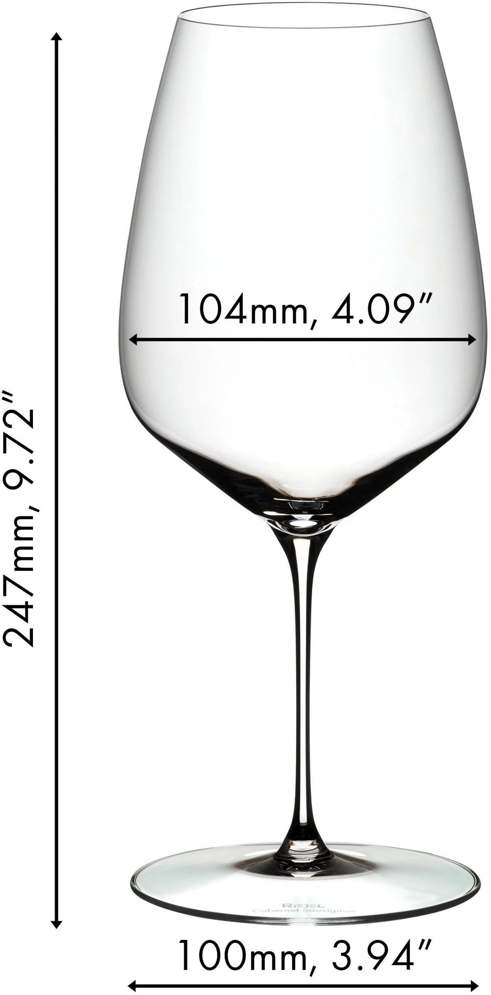 Riedel Red Wine Glasses Veloce - Cabernet Sauvignon / Merlot - 2 pieces