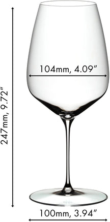 Riedel Red Wine Glasses Veloce - Cabernet Sauvignon / Merlot - 2 pieces