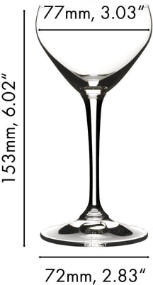 Riedel Cocktail Glasses Nick And Nora - 2 pieces