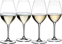 Riedel Champagne Glasses / White Wine Glasses Wine Friendly - 4 pieces