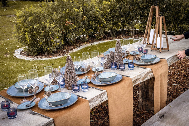 Cosy & Trendy Platos para cena Aicha - 27 x 23 cm - 4 piezas