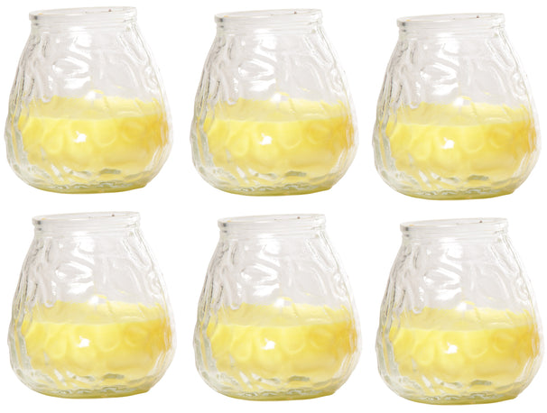 Cosy & Trendy Lowboy Candles - Outdoor Candles - Citronella Candles ø 10 cm - 6 pieces