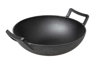 Blackwell wok / wadjan hierro fundido ø 32 cm / 3.3 liter - adecuado para todas las fuentes de calor - sin capa antiadherente