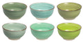 Cookinglife Small Bowls Delice Green ø 12 cm - 6 pieces