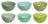 Cookinglife Small Bowls Delice Green ø 12 cm - 6 pieces