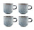 ONA Coffee Cups Duna Blue 220 ml - 4 pieces