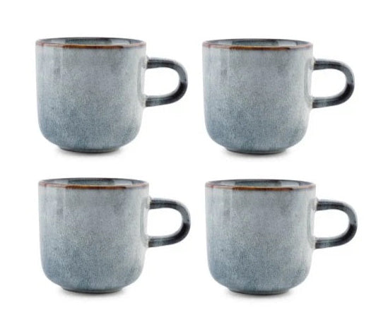 ONA Tazas de café Duna Blue 220 ml - 4 piezas