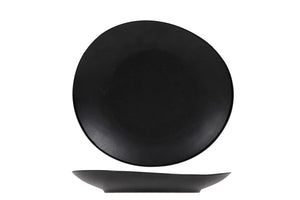 Cosy & Trendy Platos para desayuno / Platos para postre Vongola Negro - 22 x 20 cm - 4 unidades