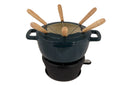 Set de fondue Cosy & Trendy Fontestic Hierro fundido Garza verde - Ø 18 cm