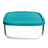 Bormioli Rocco Freshness container Frigoverre - Glass - Blue 22 x 22 x 8 cm / 3.3 liters