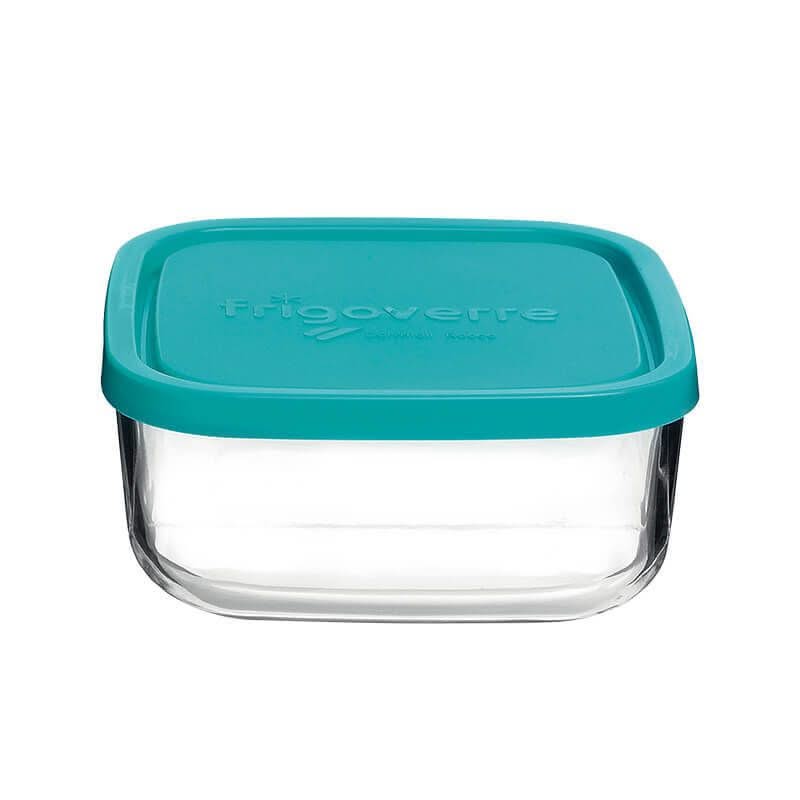 Bormioli Rocco Freshness container Frigoverre - Glass - Blue 15 x 15 x 7 cm / 1 liter