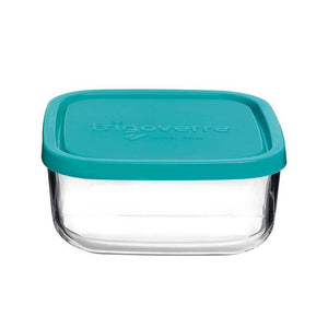 Bormioli Rocco Recipiente para conservar Frigoverre - Vidrio - Azul 15 x 15 x 7 cm / 1 litro