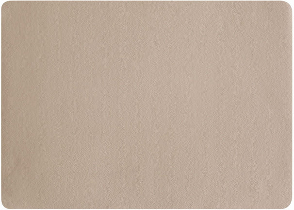 Individual ASA Selection - Imitación cuero fino - Piedra - 46 x 33 cm