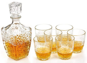 Set de whisky Bormioli Rocco Dedalo - Set de 7 piezas