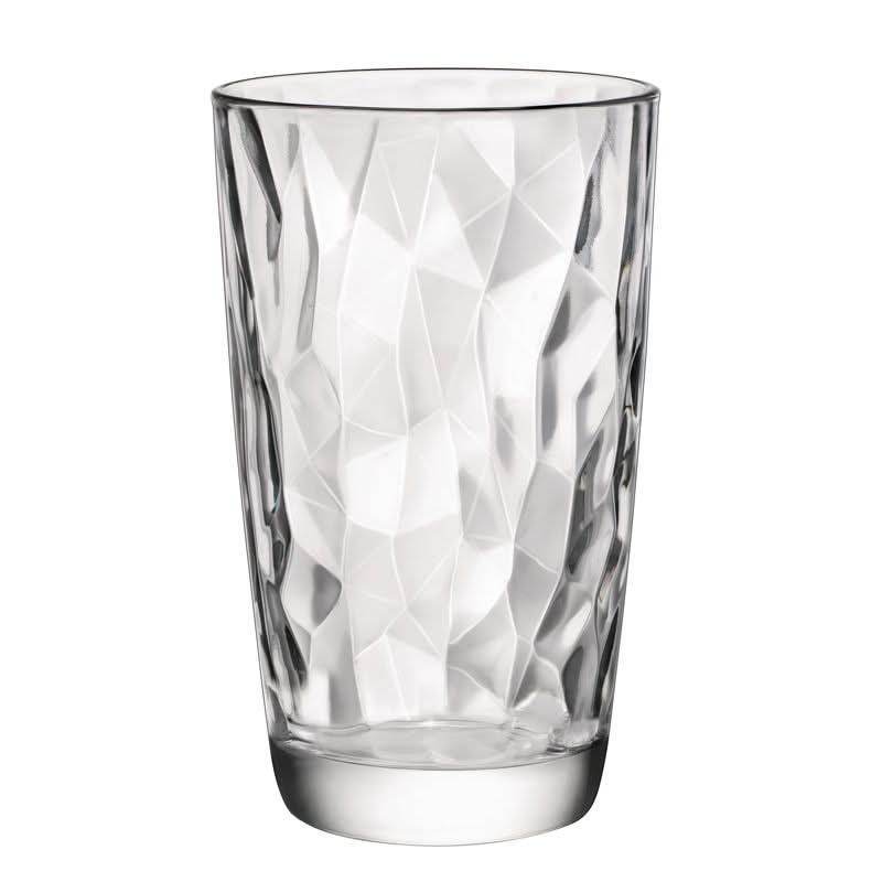 Bormioli Rocco Long drink glasses Diamond - Transparent - 470 ml - 6 pieces