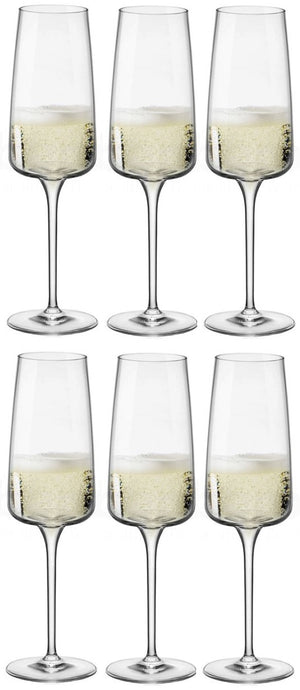 Copas de champán Bormioli Rocco - Flutes - Nexo - 240 ml - 6 piezas