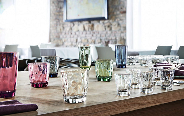 Vasos de agua Bormioli Rocco Diamond - Azul - 300 ml - 6 piezas
