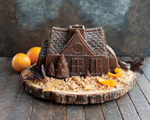 Nordic Ware Bundt Pan Gingerbread House Silver - Cast Aluminum - 26 x 20 cm