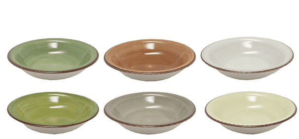 Studio Tavola Platos hondos / para pasta Deep Forest ø 21 cm - 6 piezas
