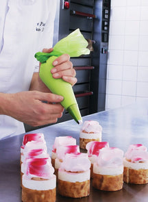 One Way Piping Bag - Plastic 53 x 28 cm Green 12 pieces - Icing Pastry Bag